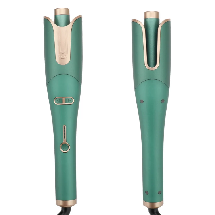 Pink Electric Rechargeable Wireless Big Wave Hair Curler Packaging Ionic Wireless Hair Curler