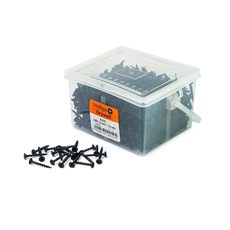 Tornillos Manufacturers Vis Parafusos Schrauben 25Mm Self Tapping Zinc Black Phosphate Fine Coarse Thread Gypsum Drywall Screw