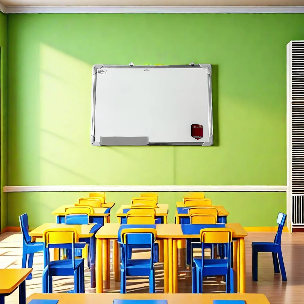 Professional White Board Erasable Small Magnetic Hanging Children Writing Board With Aluminum Frame