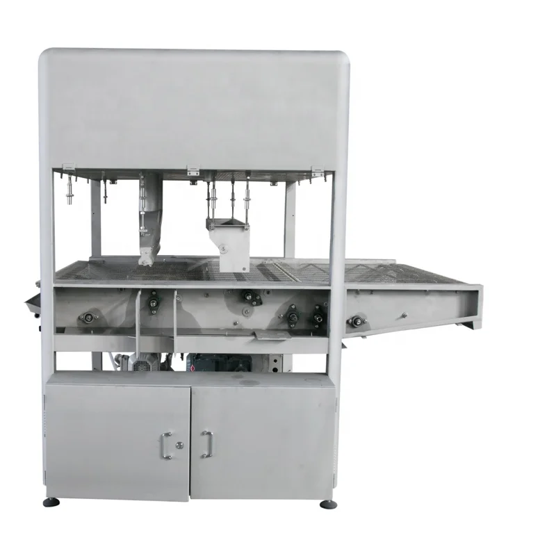 1000MM Automatic Chocolate Enrober With Chocolate Cooling Tunnel