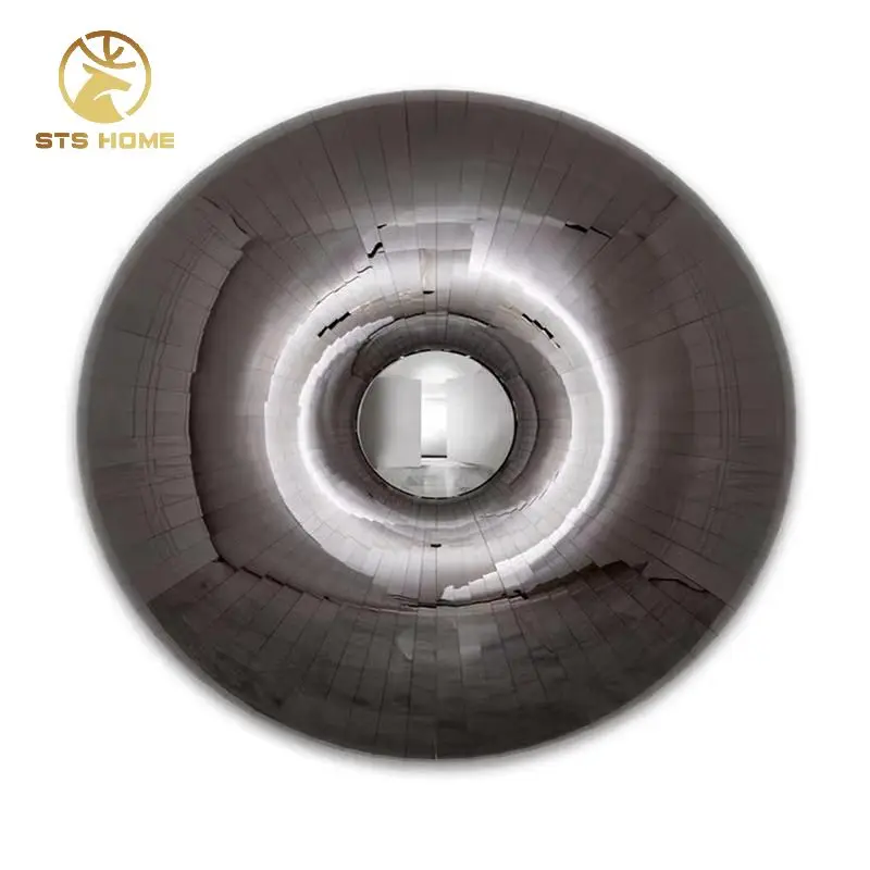 Luxury extendable wall mounted wine cabinet sea urchin stainless steel wall hanging storage cabinet home bar cabinet