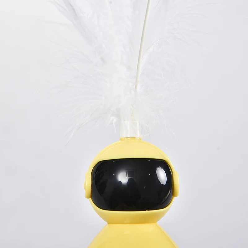 Replaceable Feather Entertainment Interactive Funny Cat Tumbler Toy, Cats Pet