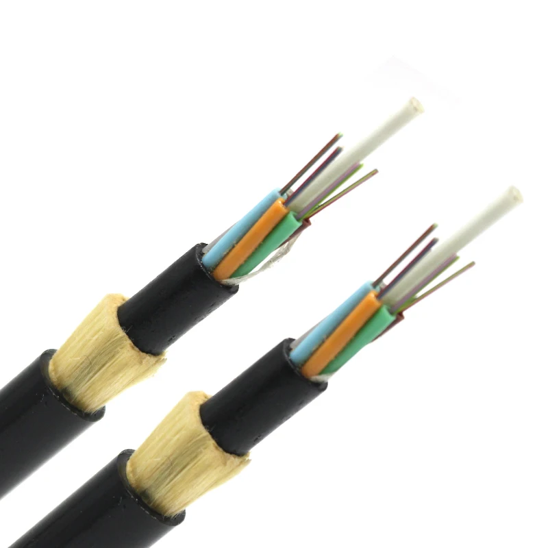 2 4 6 12 24 48 96 Cores Aerial All-Dielectric Non-Metal Outdoor Optical Cable ADSS Optical Fiber Cable