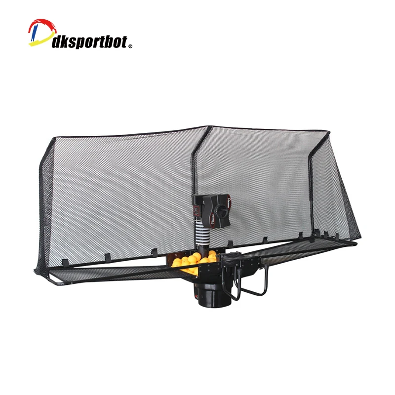 Portable high quality mini table tennis table robot pingpong training machine