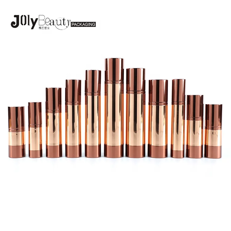 
Eco-friendly packaging 15ml 20ml 25ml 30ml 40ml 50ml 60ml aluminum lotion pump bottle 