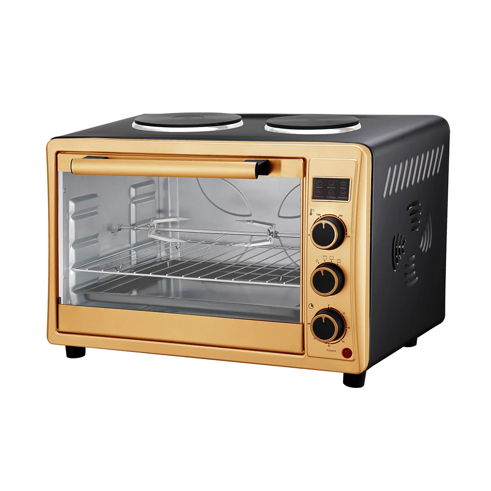 Multifuncional Factory Price Combi Electric Ovens for Sale 38L Large Toaster Ovens Household Kitchen Convection Oven for Shop