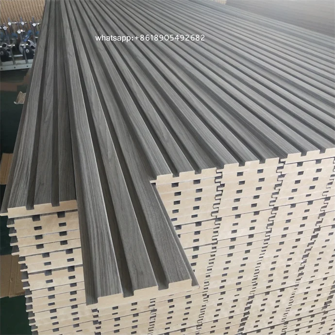 Mdf Wall louvers 3d panel	 pvc wall paneling interior wall decorative slat wood panel