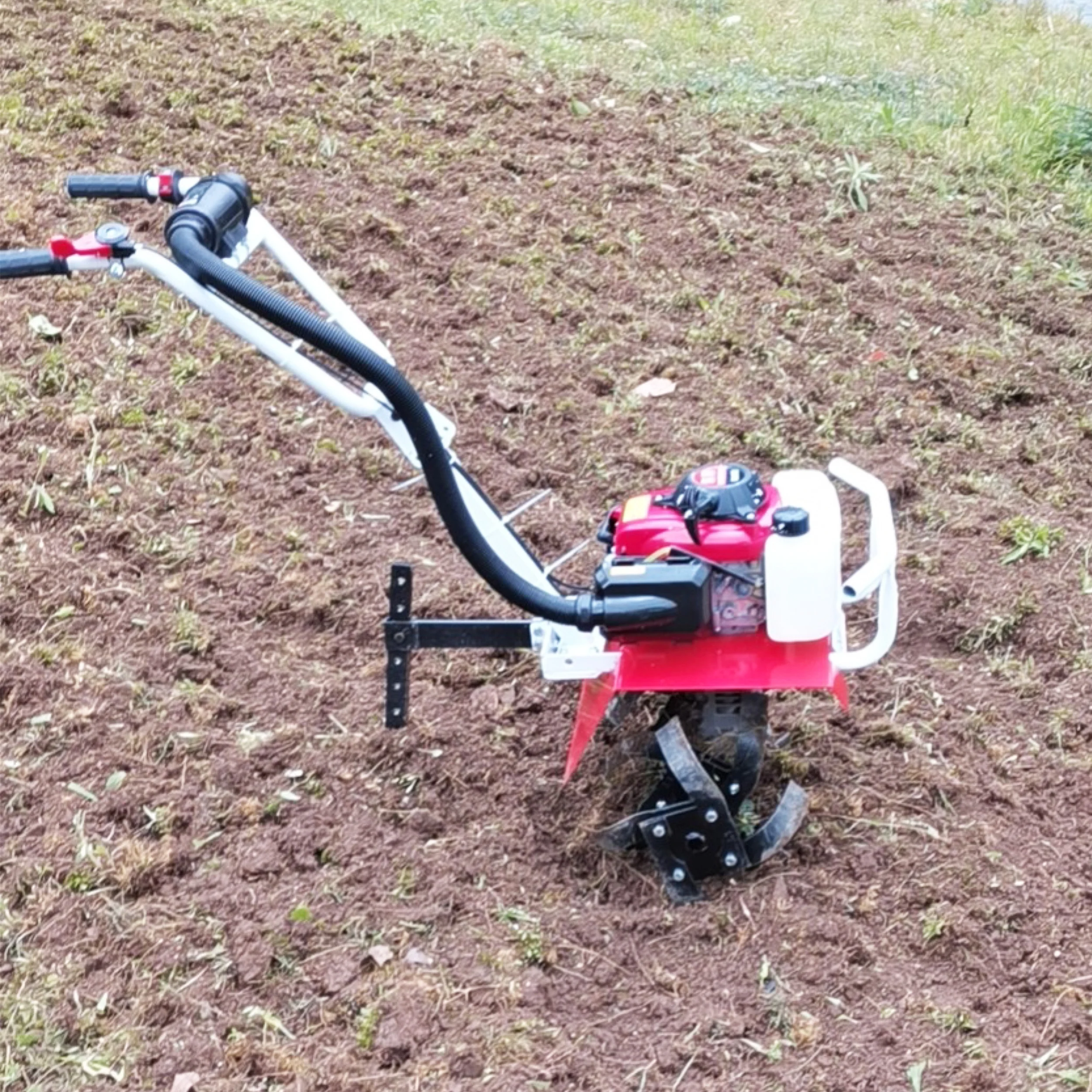 Mini small tiller machine Farm garden cultivator walking tractor micro tillage machine mini agricultural machinery