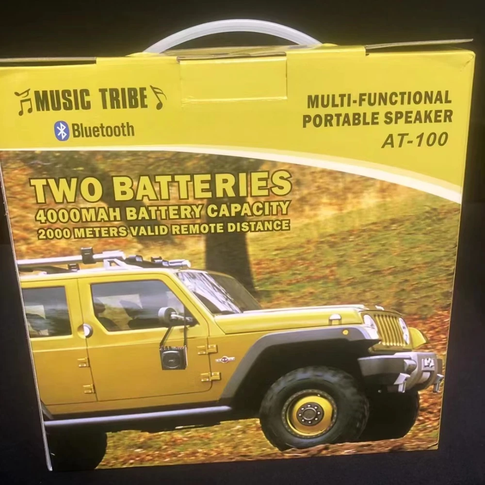 Daile amplifier AT100 with TF / FM radio / recording high power remote player outdoor loudspeaker