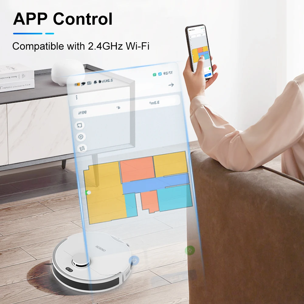 Stock Stock Stock Auto Mop Washing with Empty Wash Fill Dock Self-Emptying Robot Vacuum and Mop