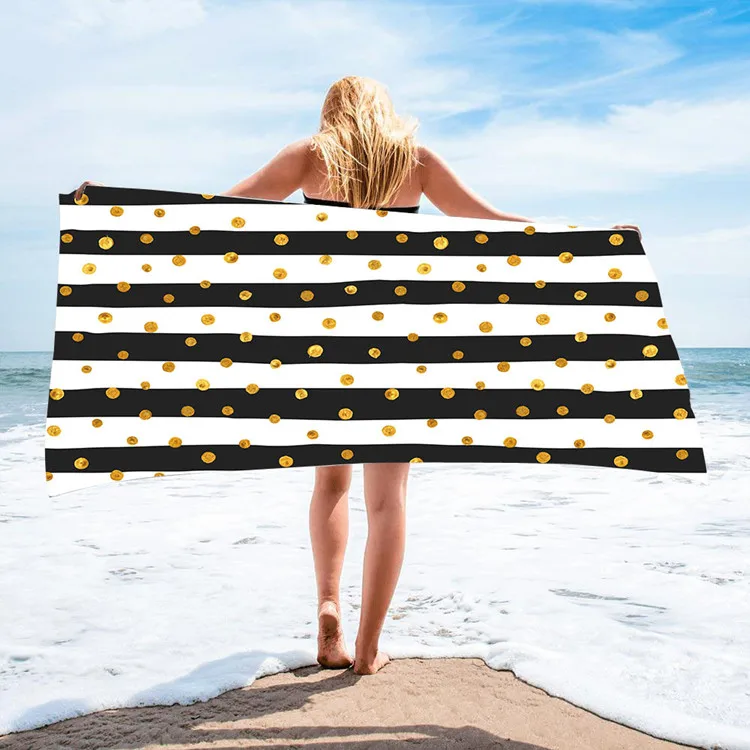 Best Clean Micro Fiber Beach Sports Travel Towel Set Fabric Roll Microfiber Towel with mesh bag