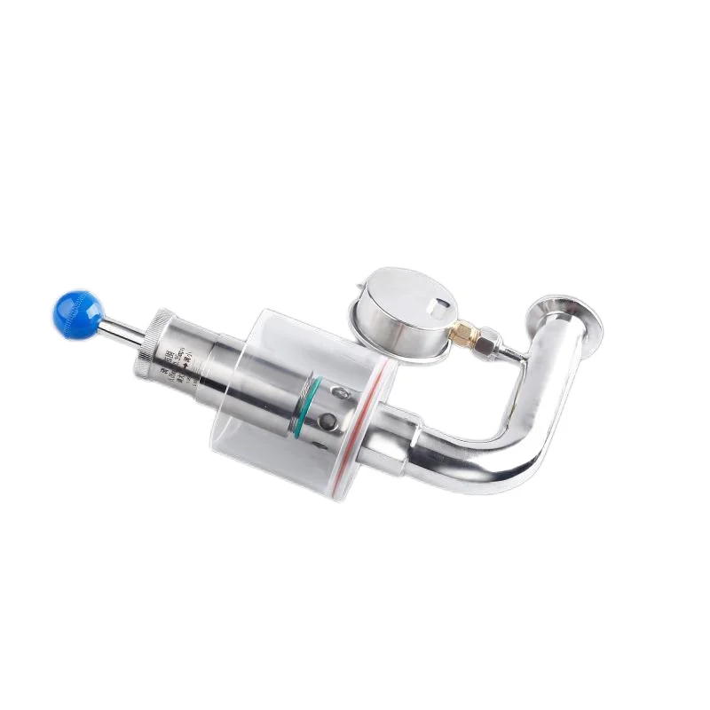 stainless steel 304 316L Tri Clamped vent valve Sanitary Exhaust Valve regulating valve