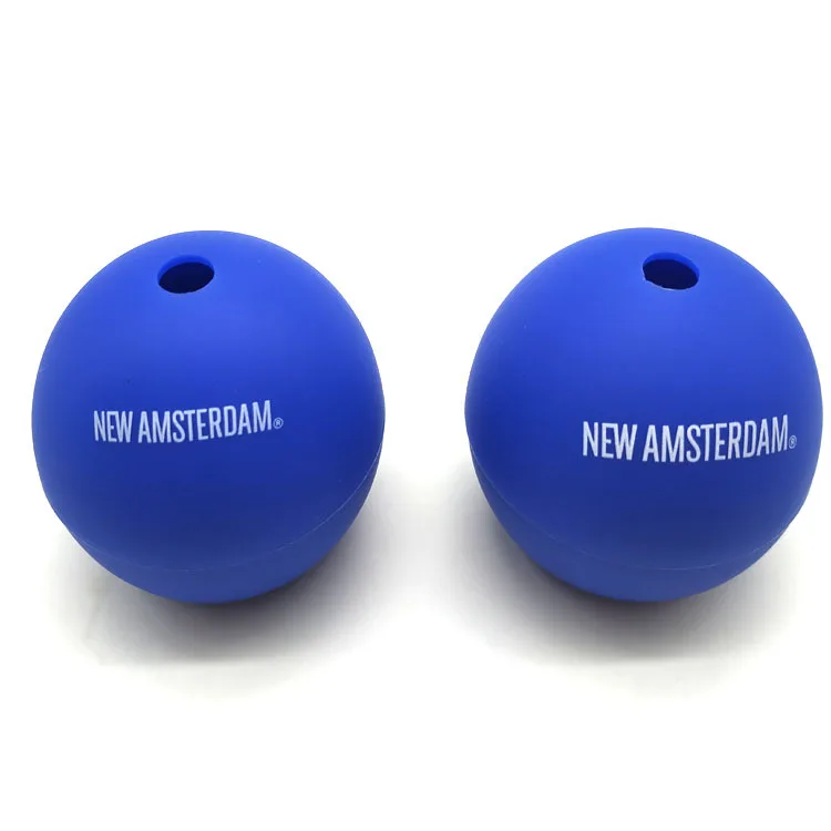 Hot sale single hole silicone ice hockey mold round DIY silica gel ice making mould