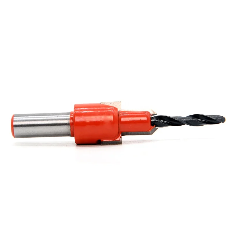 TCT Adjustable Countersink Drills for Woodworking 10mm shank 90 degree with Polit Center Drill  2.8mm-6.4mm