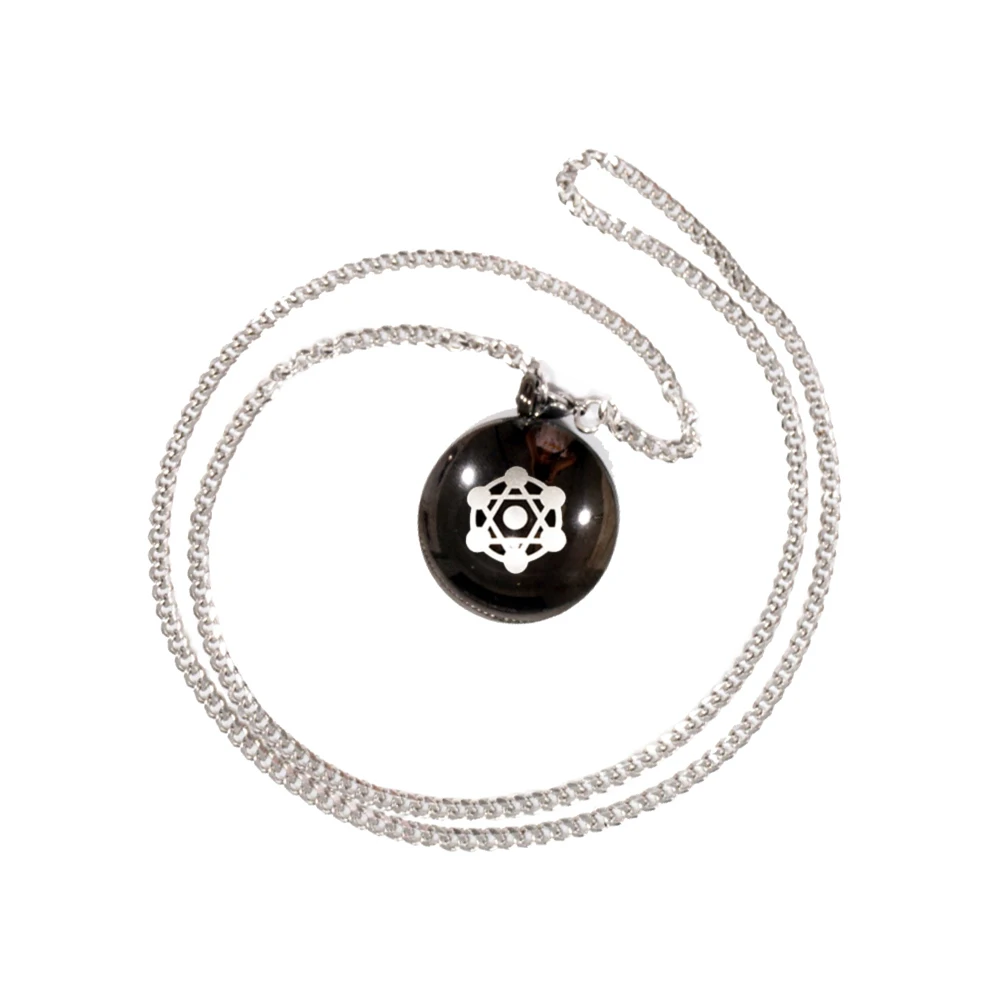 Terahertz Necklace Solar Energy Science Pendant Quantum Scalar Energy Pendant Titanium Coated Necklace Technology Jewelry