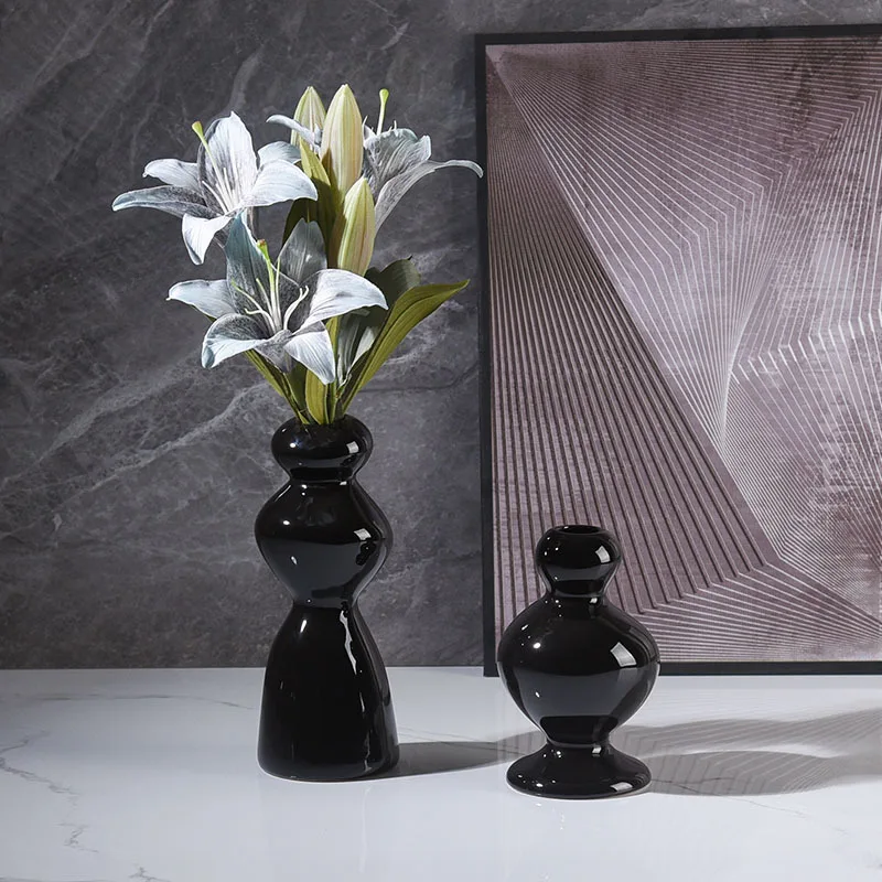 Simple And Advanced Sense Of Flower Arrangement In Ancient Style Home Decoration Ceramic Vase