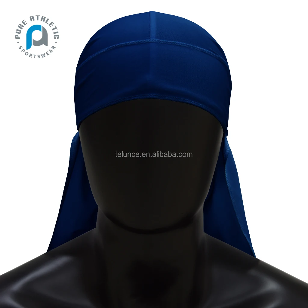 PURE Wholesale  solid multi-purpose head scarf elegant turbans for women men headwrap knitted headband durags