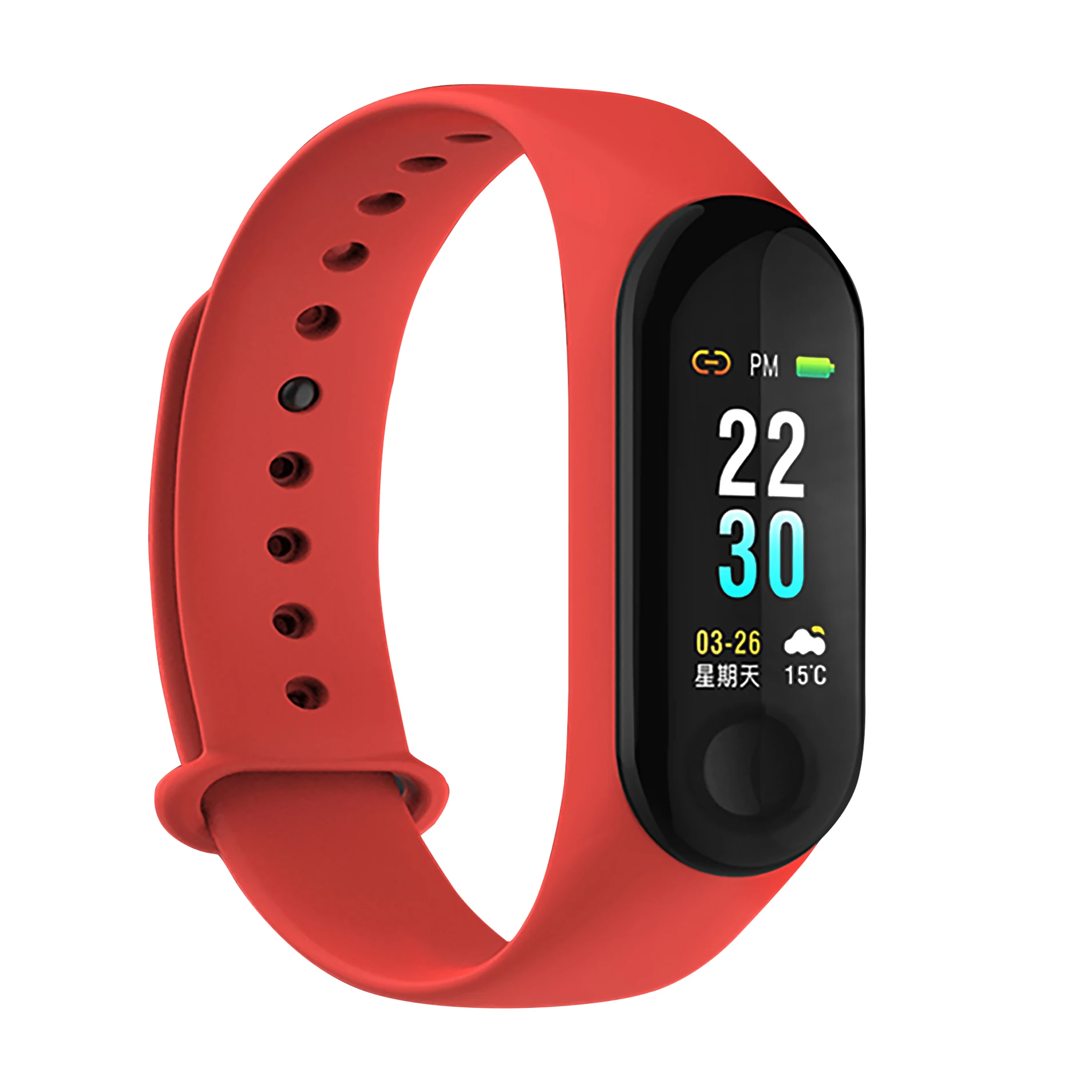 
2020 New M3 Smart Band With IPS Color Screen Factory Price Waterproof Universal Intelligent Connector Smart Bracelet 
