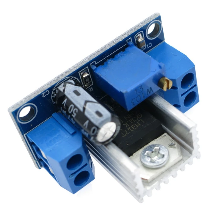  Okystar LM317 Регулируемое напряжение линейного регулятора питания DC-DC понижающий преобразователь