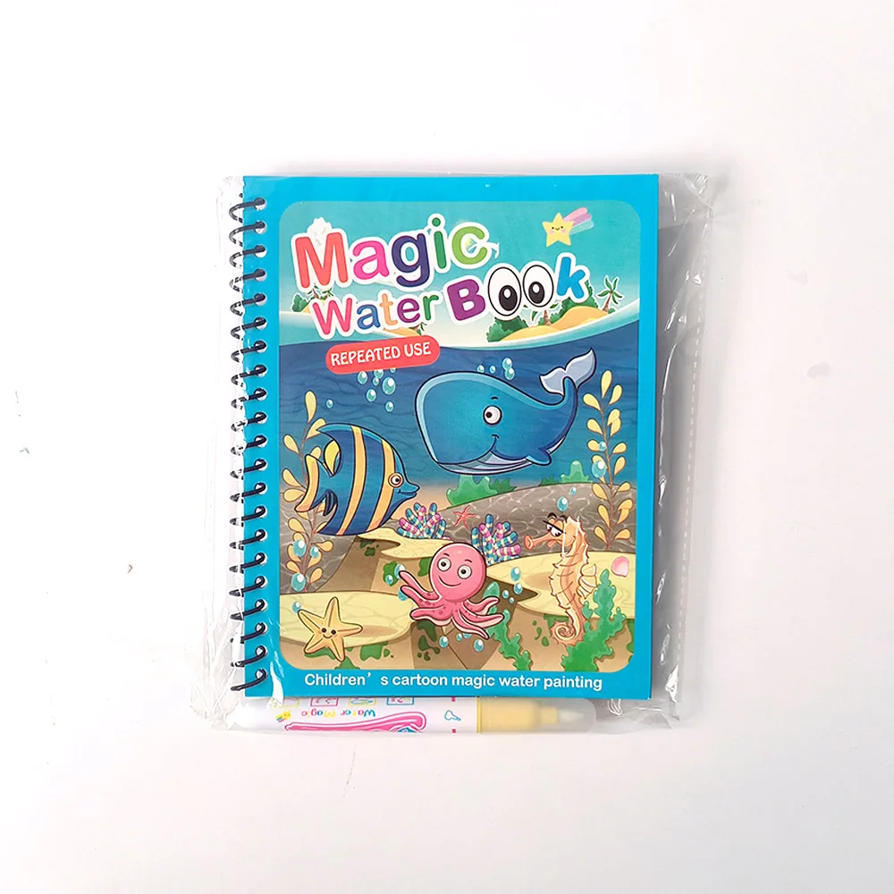 Wholesale Products Drawing Toys Girls Games Kindergarten Baby Learning Coloring Book Magic Water Book