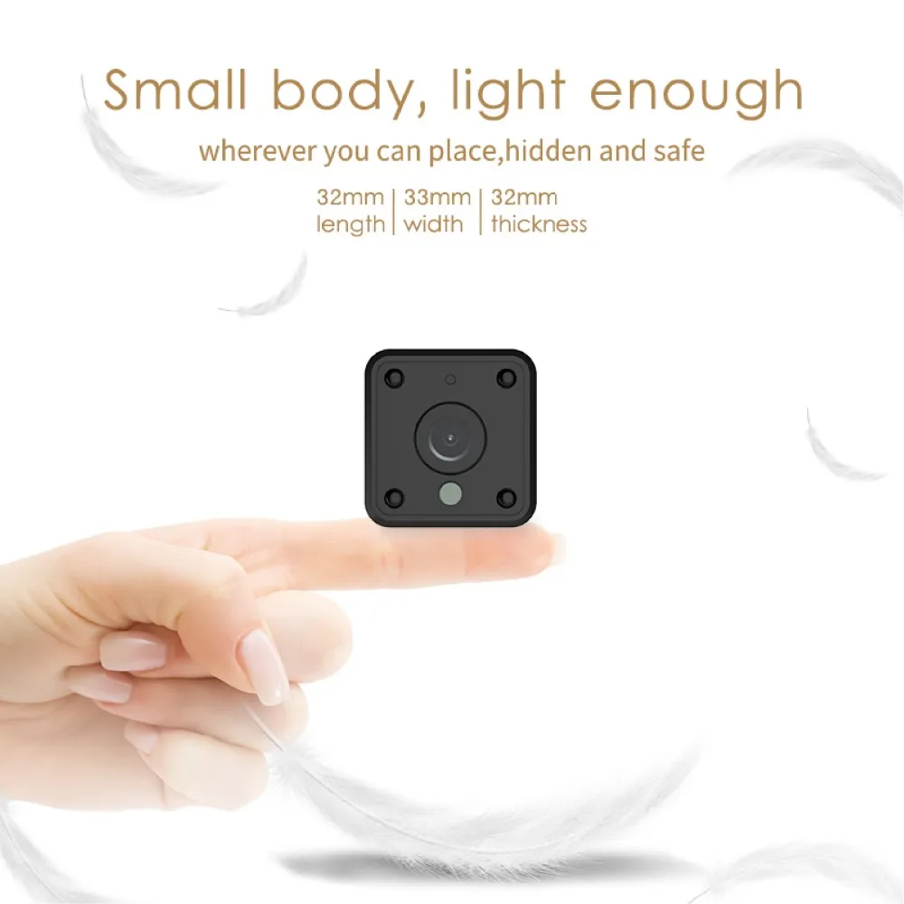 HD 1080P Indoor Home Very Very Small Nanny Security Camera WJ01 Tuya  Mini  WiFi Hidden Camera