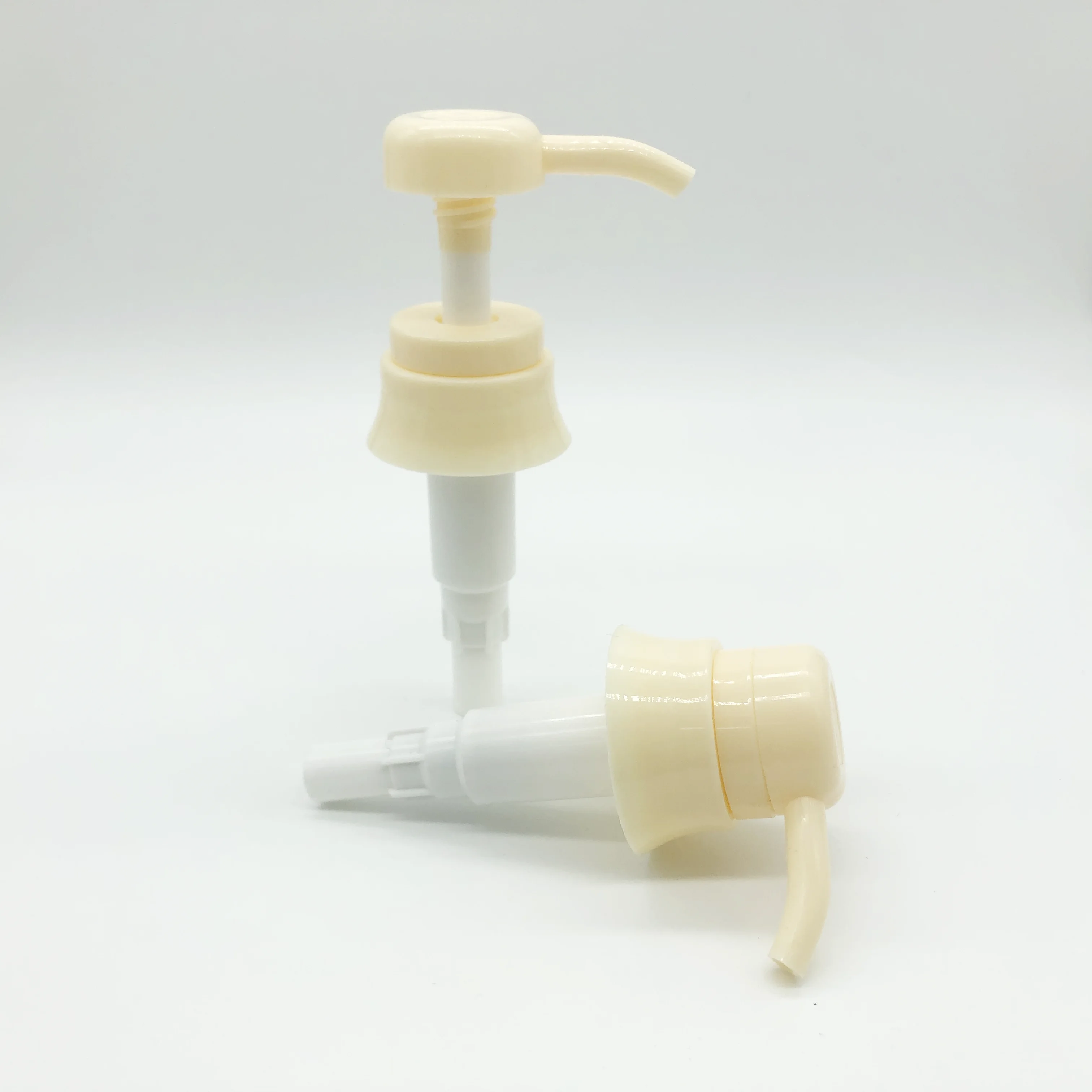 Factory Hot Sale Customized Yellow Plastic Lotion Dispenser Pump 32mm 33/410 Shampoo Shower Gel Pump For Shampoo Bottle