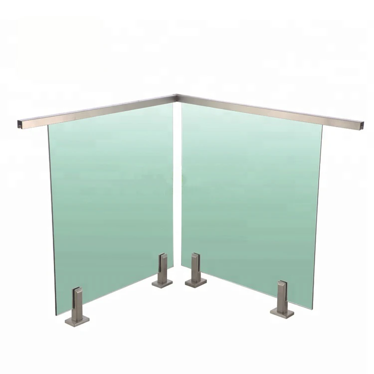 Top selling OEM ODM spigot railing system factory sale glass clamp balcony glass spigot railing clamp