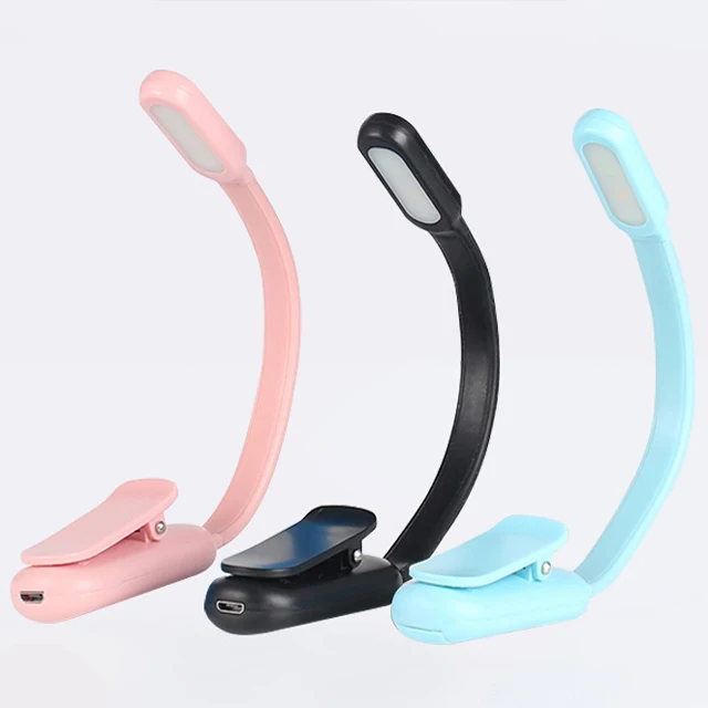 Pinbo USB Rechargeable Folding Led Reading Lamp With clip