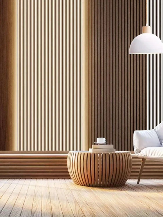 high quality Black base board wpc pvc wall panel wpc fluted wall panel wood replacement