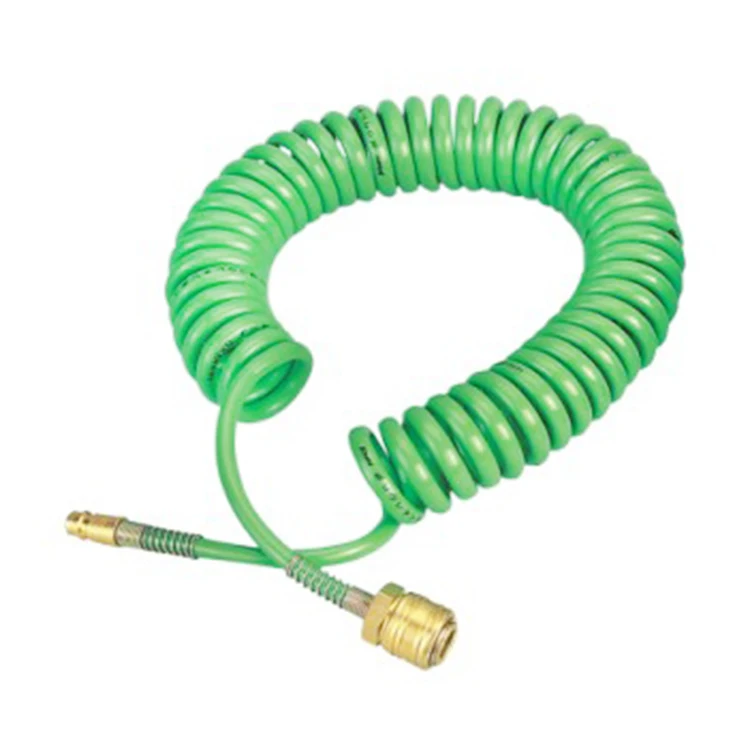 Пневматическая Компрессорная труба высокого давления, пневматический спиральный полиуретановый шланг с фитингами