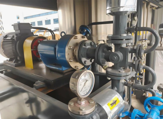 10 Tone Per Hour Decanting Bitumen Melting Machine Bitumen Heating Equipment