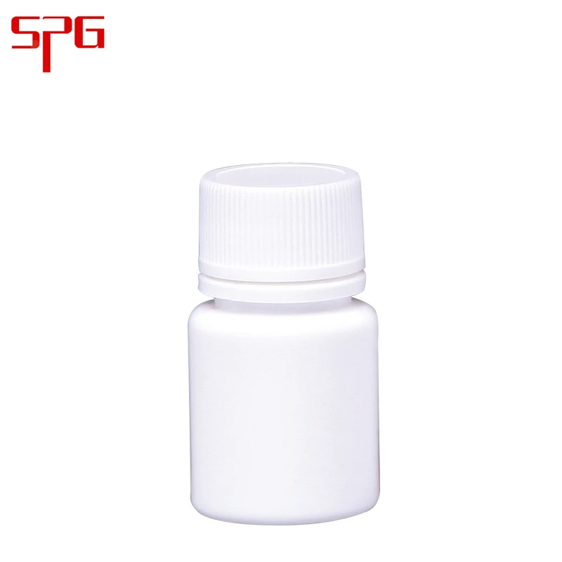 Pharmaceutical use 10ml-100ml White HDPE Plastic Bottles with caps for Pill/tablet