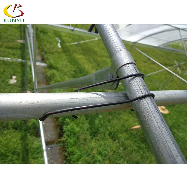Spring clamp for agriculture greenhouse accessories