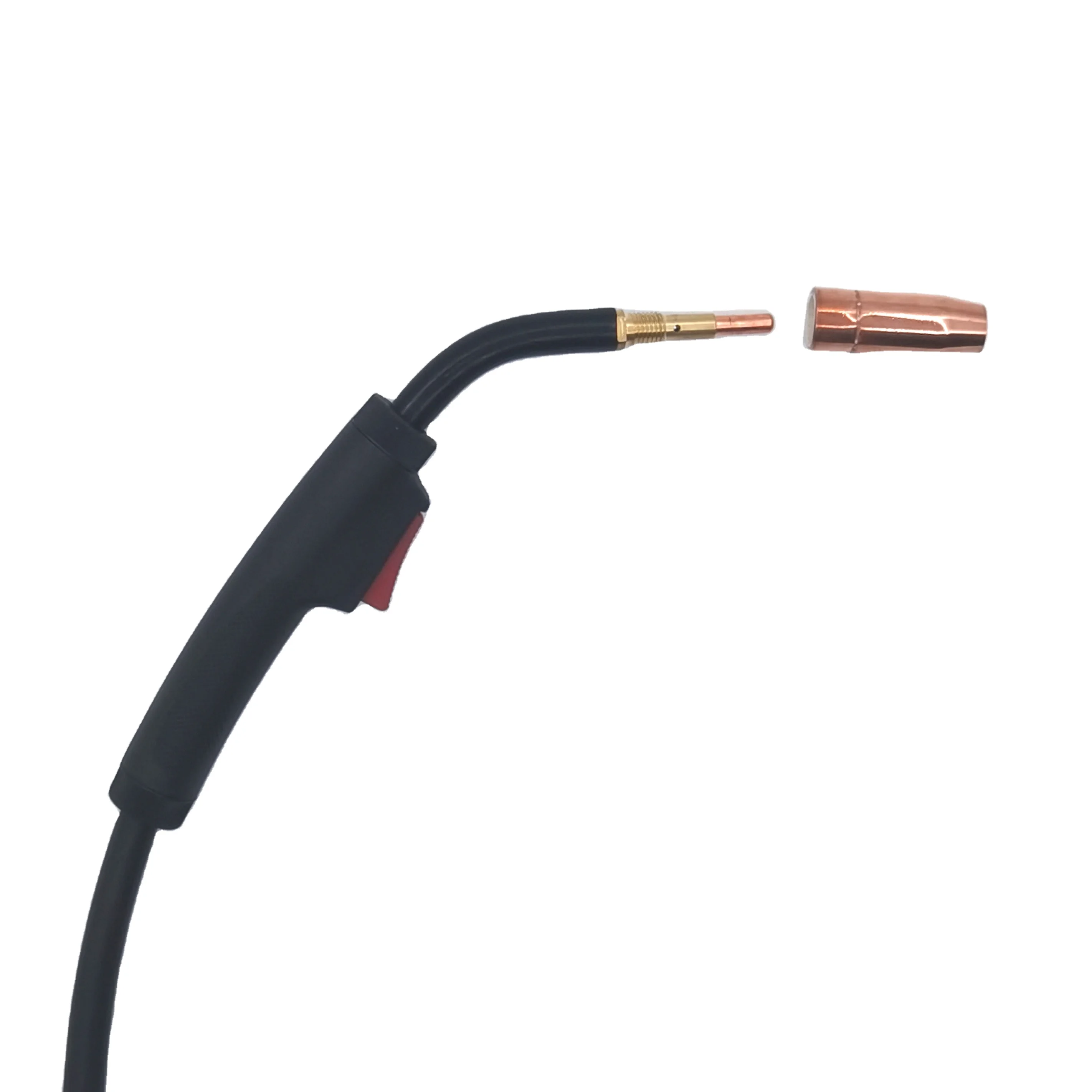 180A Carbon Dioxide Gas Shield 180Amp CO2 Euro Adaptor for Tweco Machine MIG Torch Gas Cooled Welding Gun