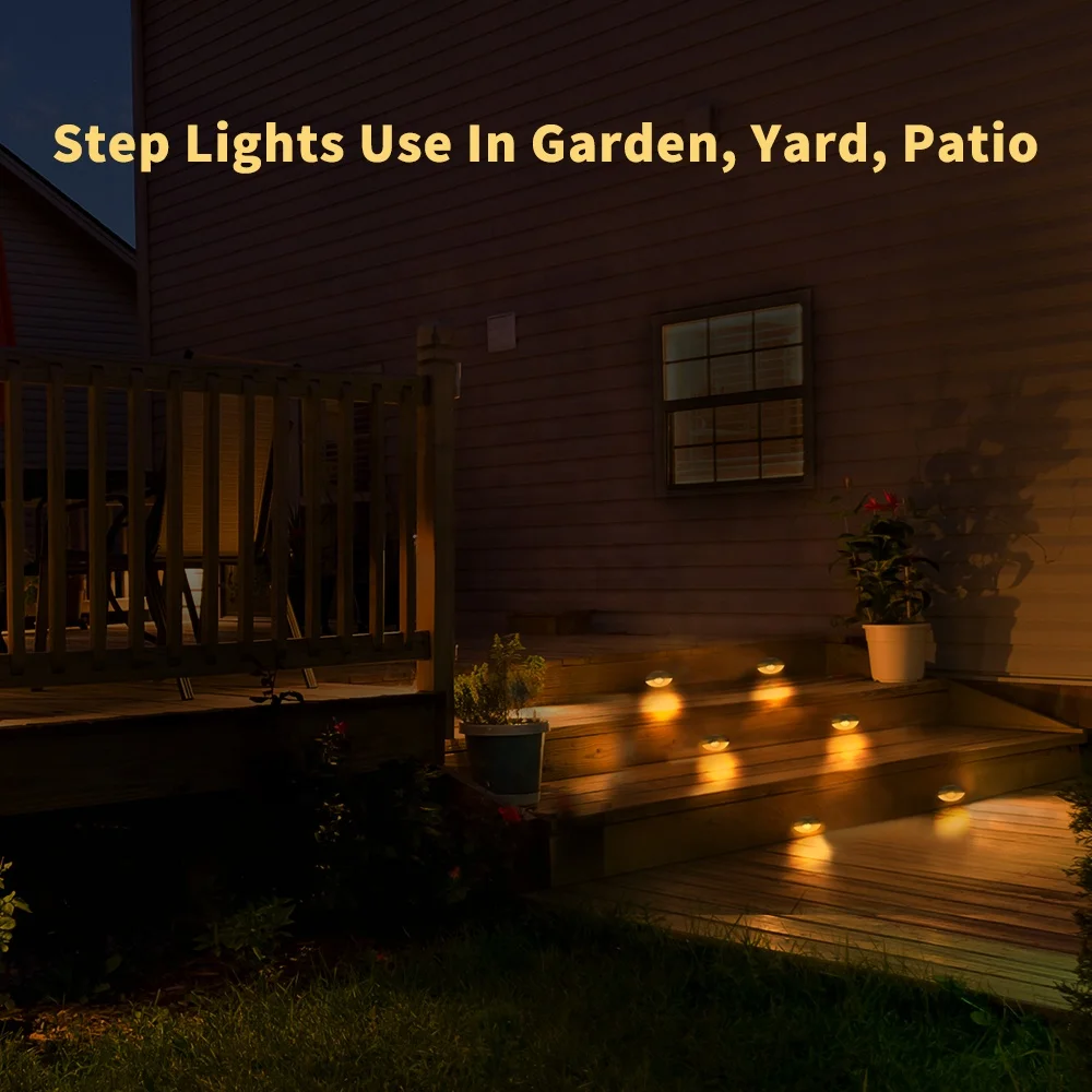 Yacht Boat RV Trailer 12V LED Deck Courtesy Step Lights