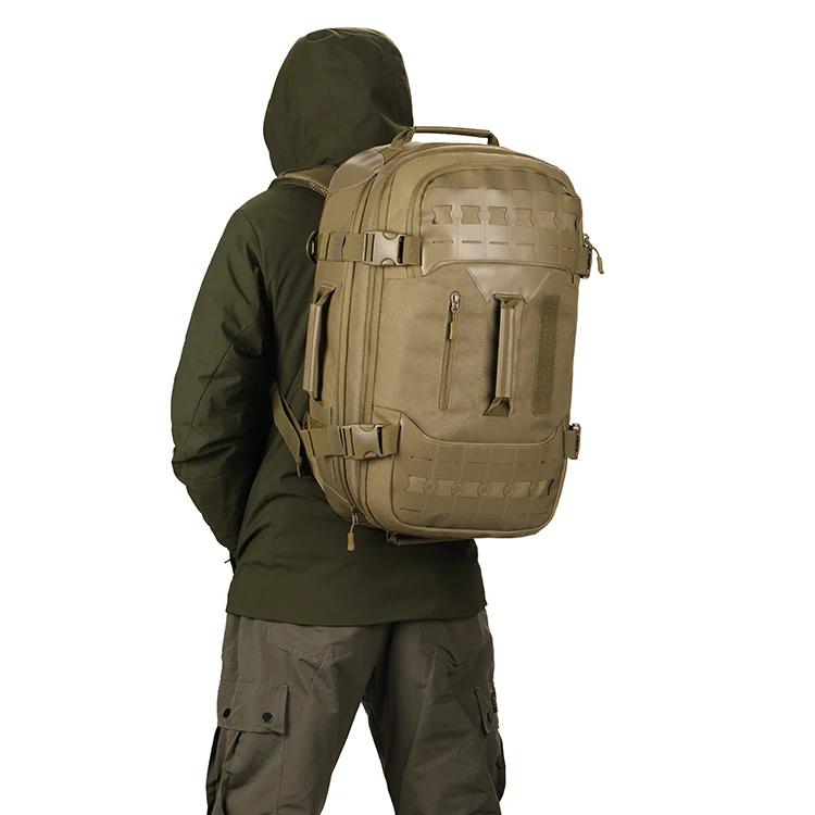 Protector Plus Custom Large Capacity 1000d Polyester Outdoor Multifunction Duffle Bag Gym Fitness MOLLE Men Tactical Backpacks