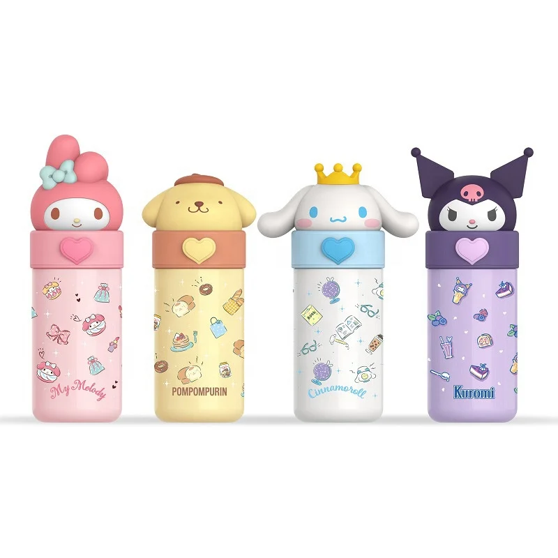 Оптовая продажа оригинальный милый термос Sanrio my melody Cinamoroll из нержавеющей стали 350 316