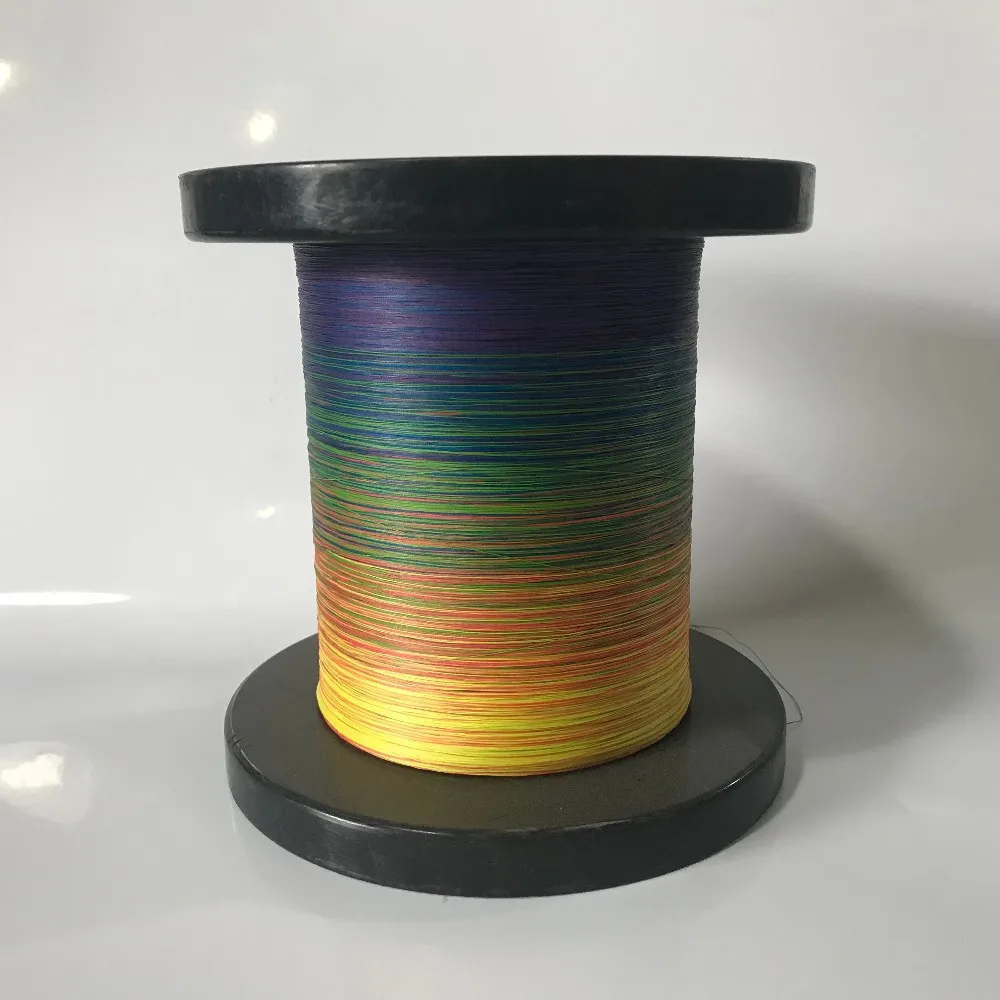 Colorful X9 PE Braided Fishing Line Multifilament Fiber For Fishing 300m 500m 1000m