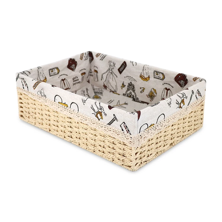 Vine woven storage basket Wicker weave storage box small storage for picnic