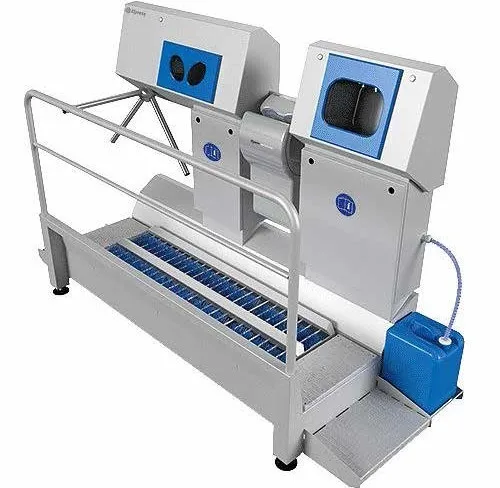 Custom Auto-sensing Entrance Cleaning Station Sanitation Station Food Factory Hand Washing Disinfection And Shoe Washing Machine