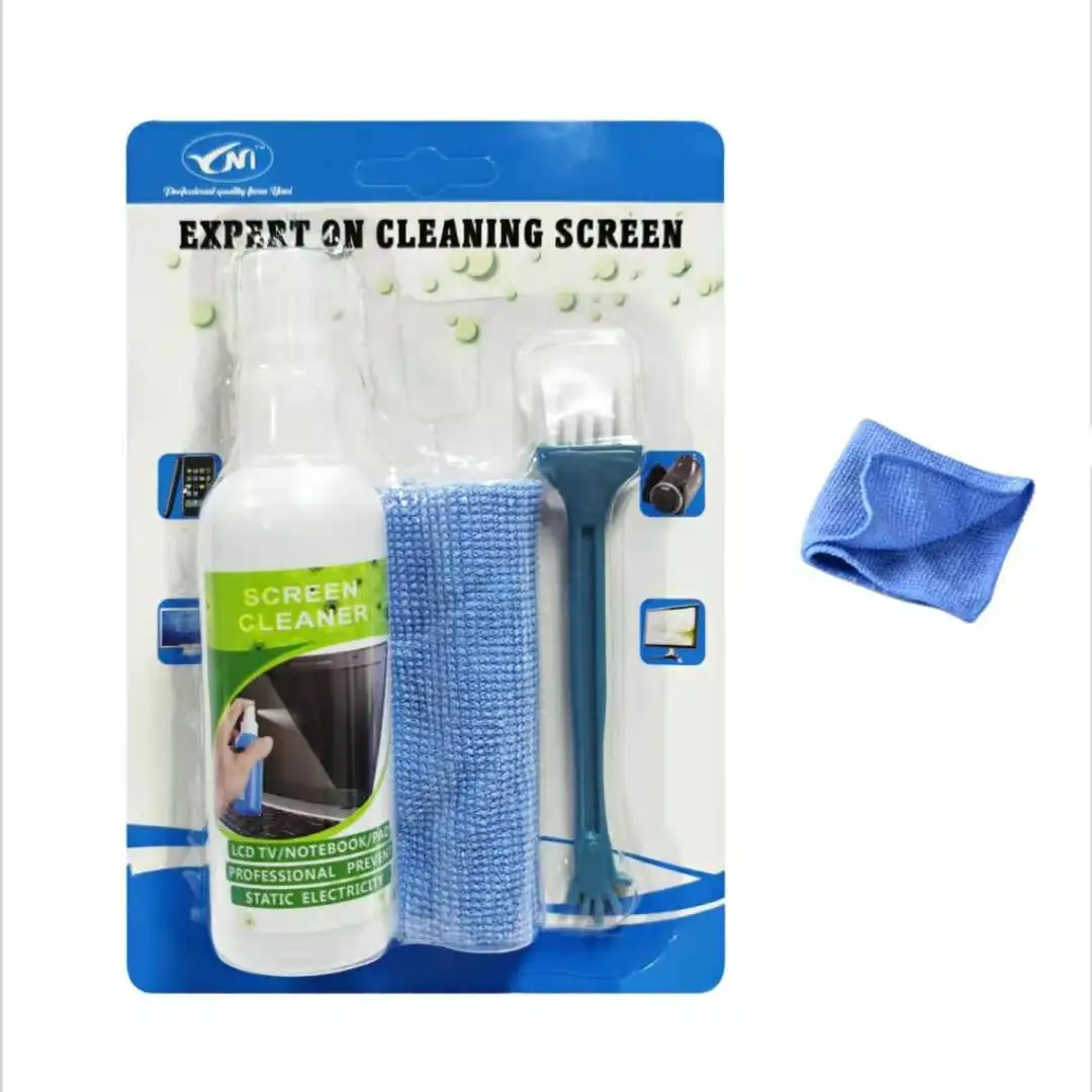 china wholesale factory price lcd screen clean kit mobile phone screen cleaner 3in1 lcd screen clean kit for tv lcd laptop