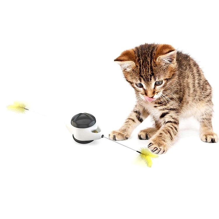 Leak Food Cat Toy Tumbler Rotating Balls Tease Kitten Training Agility Toys For Cats