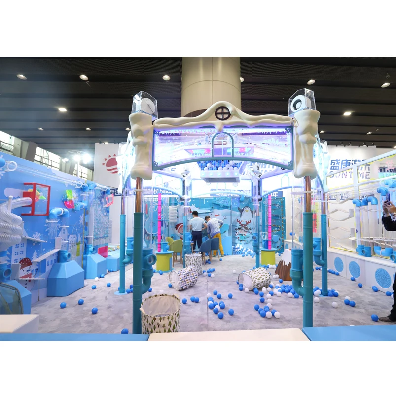 Customized play center kids funny indoor playground design freely made