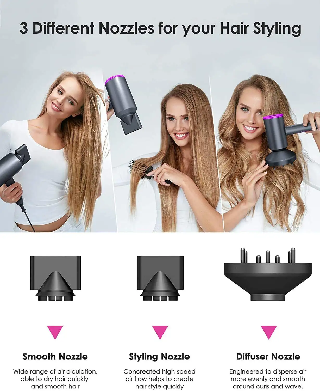 220V High Quality New Design Professional Hot Selling Powerful Hair Dryer