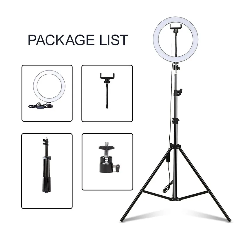  8 10 12 14 лет 18 дюймов стол фото кольцо света make up светящееся для rl-18 led ring light телефон мобильного