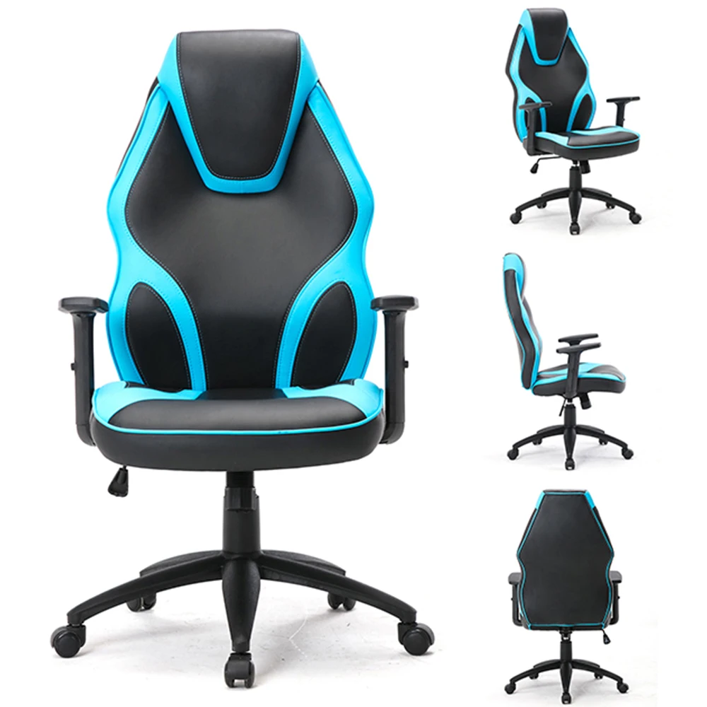Гоночные кожаные игровые стулья для раковины игровой