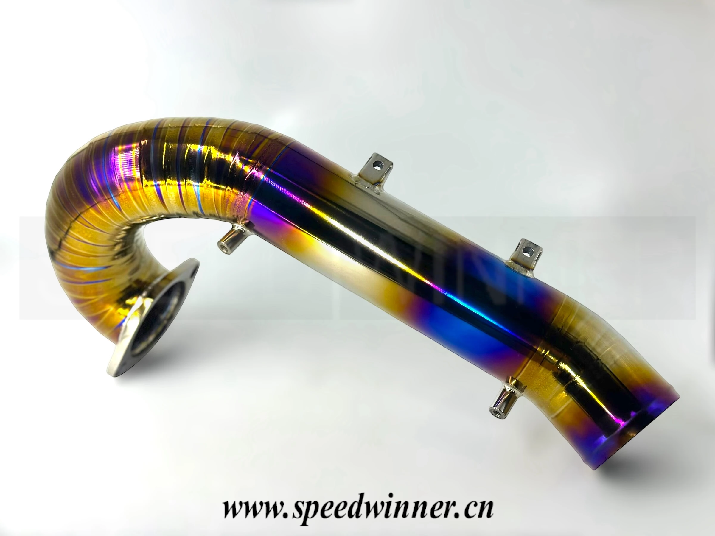 JDM OEM style 70/76MM large pipe diameter products titanium air intake pipe for honda civic type R FK8 inlet pipe