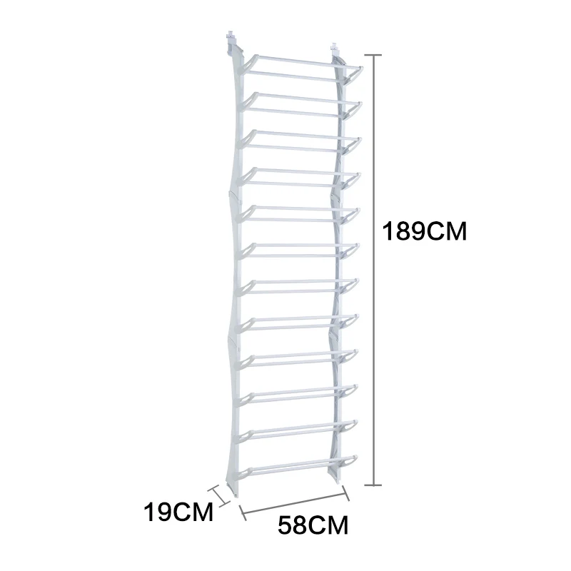 Hot Sale Over The Door Shoe Stand Organizer Rack 36 Pairs Shoes Storage