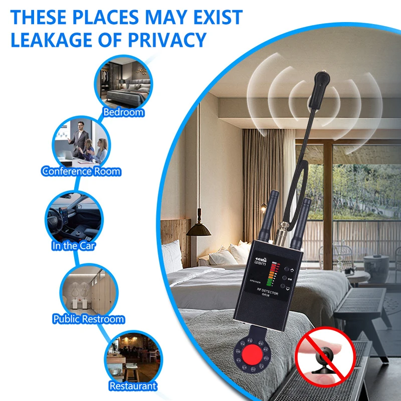 GPS signal G638M infrared detection anti-poaching anti-eavesdropping magnetic detection anti-snooping WiFi hidden camera