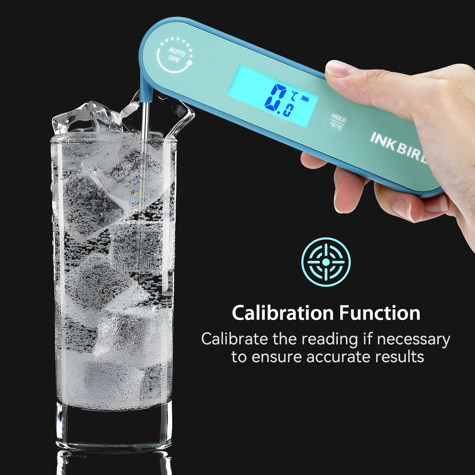 INKBIRD IHT-1K K type Sensor 1 Second Reading Meat Thermometer for Kitchen BBQ